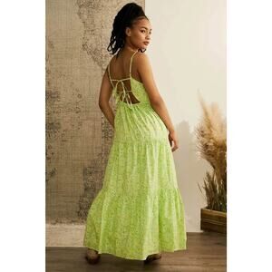 Faithful the Brand‎ Women’s Nyree Cotton Floral Midi Dress Sz 8